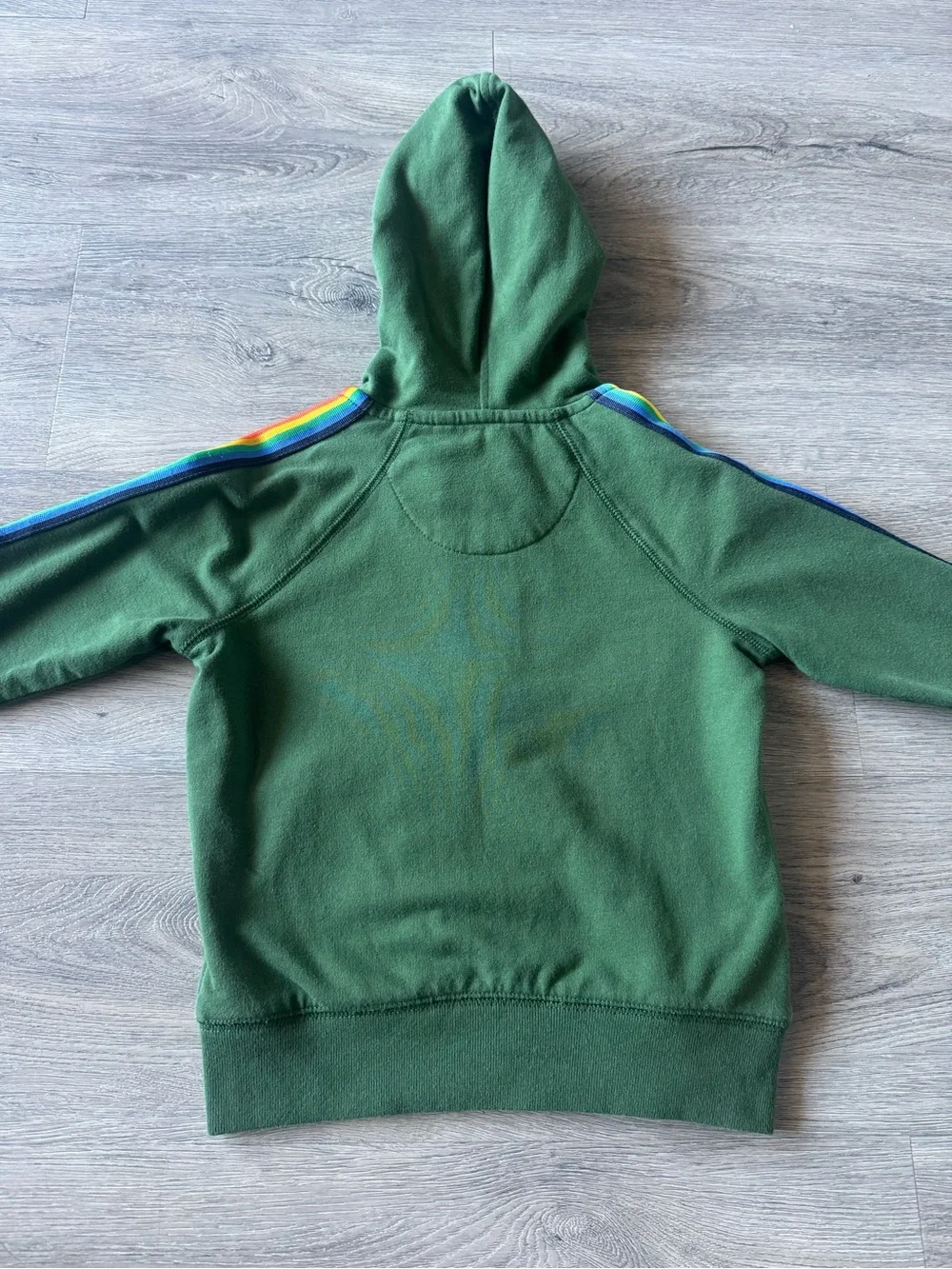 Primary Rainbow Trimmed Zip Up Jacket